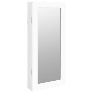 vidaXL Spegelsk&aring;p vit frist&aring;ende 30x8,5x67 cm