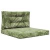 vidaXL Utomhus Soffa Kudde Polyester Bladdesign 80 x 80 x 8 cm