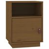 vidaXL S&auml;ngbord honungsbrun 40x34x55 cm massiv furu