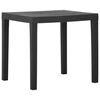 vidaXL Tr&auml;dg&aring;rdsbord gr&aring; 79x65x72 cm plast