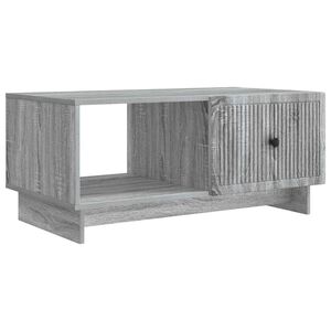 vidaXL Kaffeebord Gr&aring; sonoma-ek 90 x 50 x 40 cm Konstruerat tr&auml;