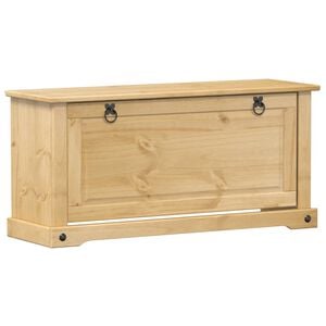 vidaXL Skosk&aring;p Corona 99x32x47 cm massiv furu