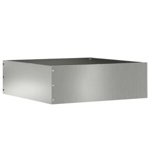 vidaXL Kant f&ouml;r gr&auml;smatta 40 x 40 x 13 cm Galvaniserat st&aring;l Silver