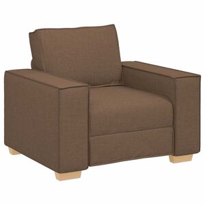 vidaXL Soffa brun 100x78x84 cm tyg