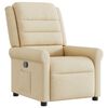 vidaXL Reclinerf&aring;t&ouml;lj gr&auml;ddvit tyg