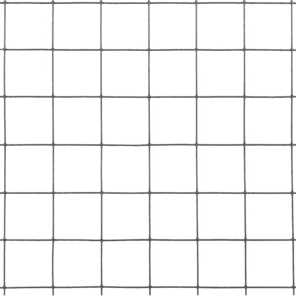 vidaXL Hönsnät stål med PVC-beläggning 10x0,5 m grå