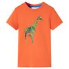 vidaXL Kjol f&ouml;r barn stark orange 104