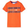 T-shirt f&ouml;r barn m&ouml;rk orange 128