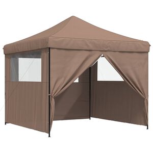 vidaXL Partyt&auml;lt 292 x 292 x 315 cm Brun Oxford Tyg