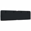 vidaXL Headboard Cushion Black 180 cm Fabric