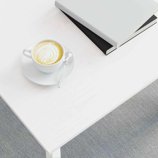 vidaXL Kaffeebord Vit 40 x 40 x 36 cm Massiv furu