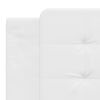 vidaXL Bed Frame without Mattress "Zadar" White 180x200 cm Faux Leather