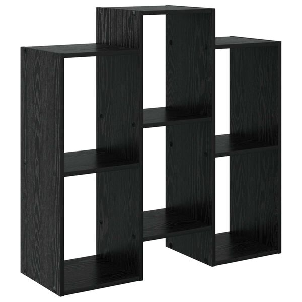 vidaXL Sideboard Svart Ek 90 x 30 x 90 cm