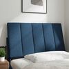 vidaXL Headboard Cushion "Hanko" Blue 90 cm Fabric