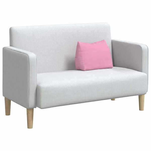 vidaXL Ryggkudde Rosa 45 x 20 x 35 cm tyg