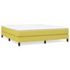 vidaXL Boxspring-s&auml;ngram gr&ouml;n 160x200 cm tyg