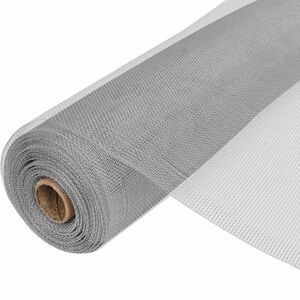 vidaXL Insektsn&auml;t aluminium 100x1000 cm silver