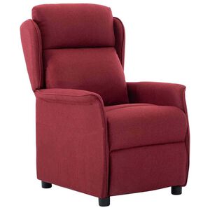vidaXL Reclinerf&aring;t&ouml;lj Vinr&ouml;d 66.5 x 94 x 101.5 cm Polyester