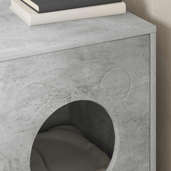 vidaXL Katt hus Betong 42,5 x 40 x 53 cm Konstruerat tr&auml;