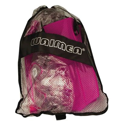 Waimea Dykutrustning mask/snorkel/fenor för juniorer 34-38 rosa/svart