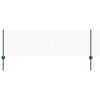 vidaXL Svetsat tr&aring;dgeller med stolpar 25 x 0,6 m PVC-belagda st&aring;l Gr&ouml;n