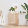 vidaXL Sk&aring;psd&ouml;rrar lamelldesign 2 st 69x29,5 cm massivt tr&auml; furu