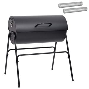 vidaXL Tunngrill med 2 Matlagningsgaller 3 st 80 x 73 x 90 cm Metall