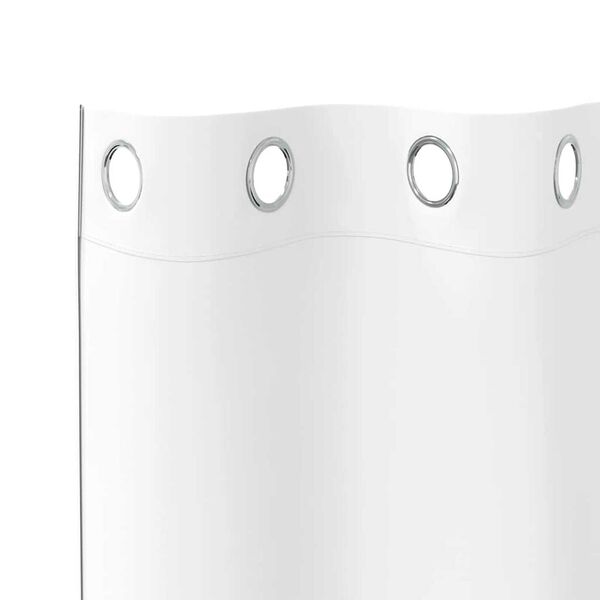 vidaXL M&ouml;rkl&auml;ggningsgardiner med Ringar 2 pcs Ren Vit 140 x 140 cm