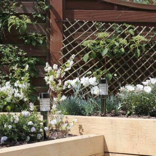 Luxform Solcellslampa f&ouml;r tr&auml;dg&aring;rd LED Rennes 3 st