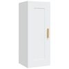 vidaXL Väggskåp vit 35x34x90 cm konstruerat trä