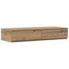 vidaXL S&auml;ngl&aring;dor Artisan Ek 100 x 36,5 x 16,5 cm Konstruerat tr&auml;