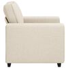 vidaXL | Soffa | med kudde med kudde Beige 100 x 77 x 82 cm Linne