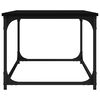 vidaXL Soffbord svart 102x50x40 cm konstruerat tr&auml; och j&auml;rn