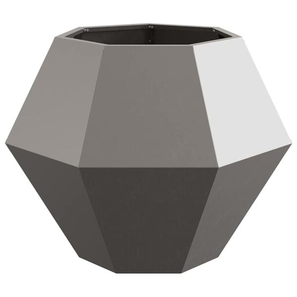 vidaXL Planteringsk&auml;rl Rostig 75 x 75 x 60 cm V&auml;derbest&auml;ndig st&aring;l