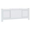 vidaXL Elementskydd MDF vit 205 cm