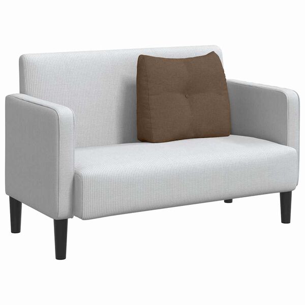 vidaXL Ryggkudde Brun 60 x 24 x 50 cm tyg