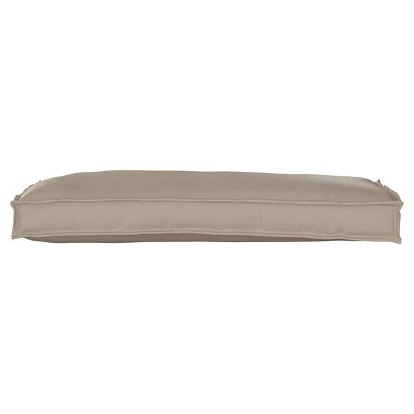 vidaXL Kudde Taupe 100 x 40 x 8 cm Oxford Tyg