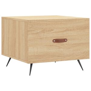 vidaXL Soffbord sonoma-ek 50x50x40 cm konstruerat tr&auml;