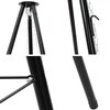 vidaXL L&auml;gereld Tripod Svart 92 x 92 x 191,5 cm St&aring;l