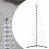 vidaXL LED julgran 339 LEDs kallvit 180 cm