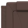 vidaXL Bed Frame "Viana" without Mattress Brown 120x200 cm Faux Leather