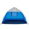 vidaXL Strandtält 2 personer azurblå snabbrest vattentätt