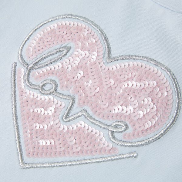 T-shirt för barn ljusblå 116