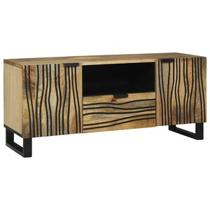 vidaXL TV Enheter med l&aring;da Brun 105 x 33 x 46 cm Konstruerat tr&auml;