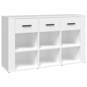 vidaXL Sk&auml;nk vit 100x30x59,5 cm konstruerat tr&auml;