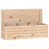 vidaXL F&ouml;rvaringsl&aring;da 109x36,5x33 cm massiv furu