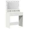 vidaXL Smyckebord Vit 78,5 x 41 x 135 cm Konstruerat tr&auml;