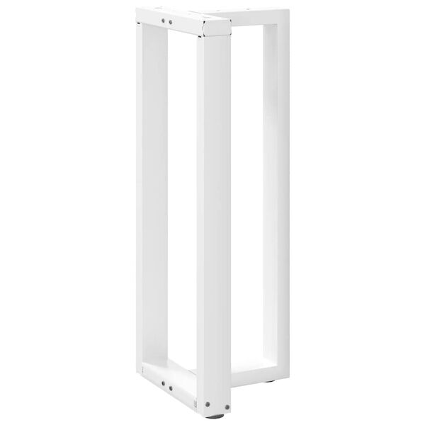 vidaXL Barbordsben T-formade 2 st vita 50x35x(100-101) cm stål