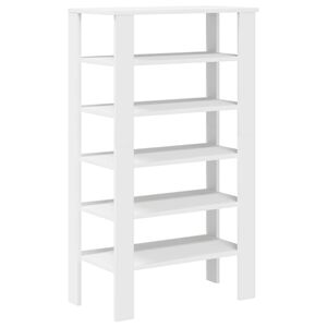 vidaXL Skohylla vit 61x32x105 cm konstruerat tr&auml;