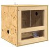 vidaXL Terrarium Brun 40 x 40 x 40 cm OSB